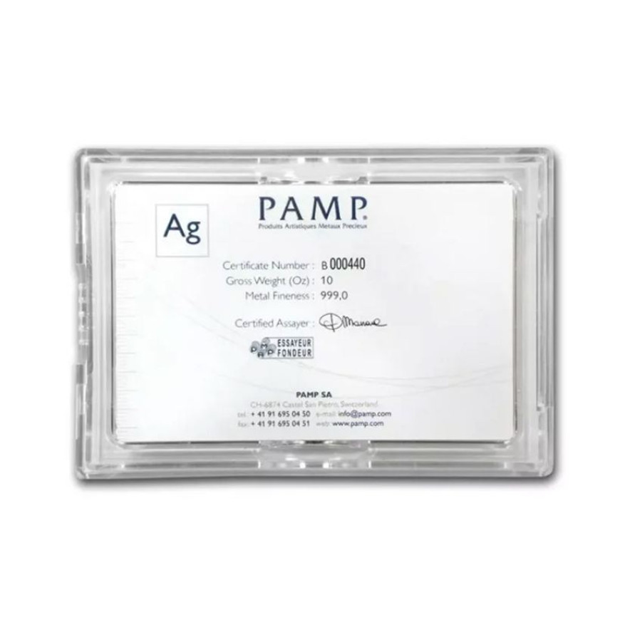PAMP SUISSE | LADY FORTUNA | 10OZ SILVER 999.0