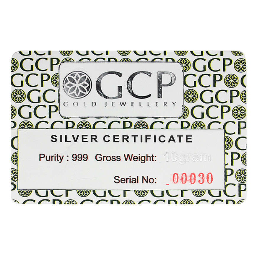GCP GOLD JEWELLERY | 10G SILVER 999.0