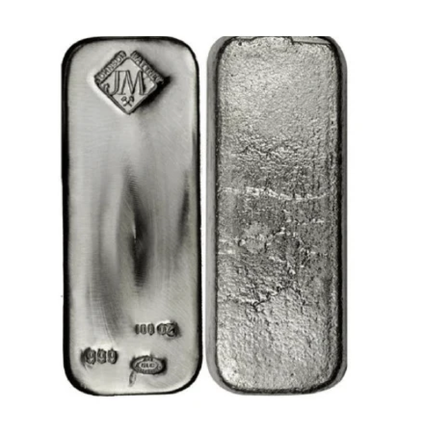 JOHNSON MATTHEY | 100OZ SILVER 999.0