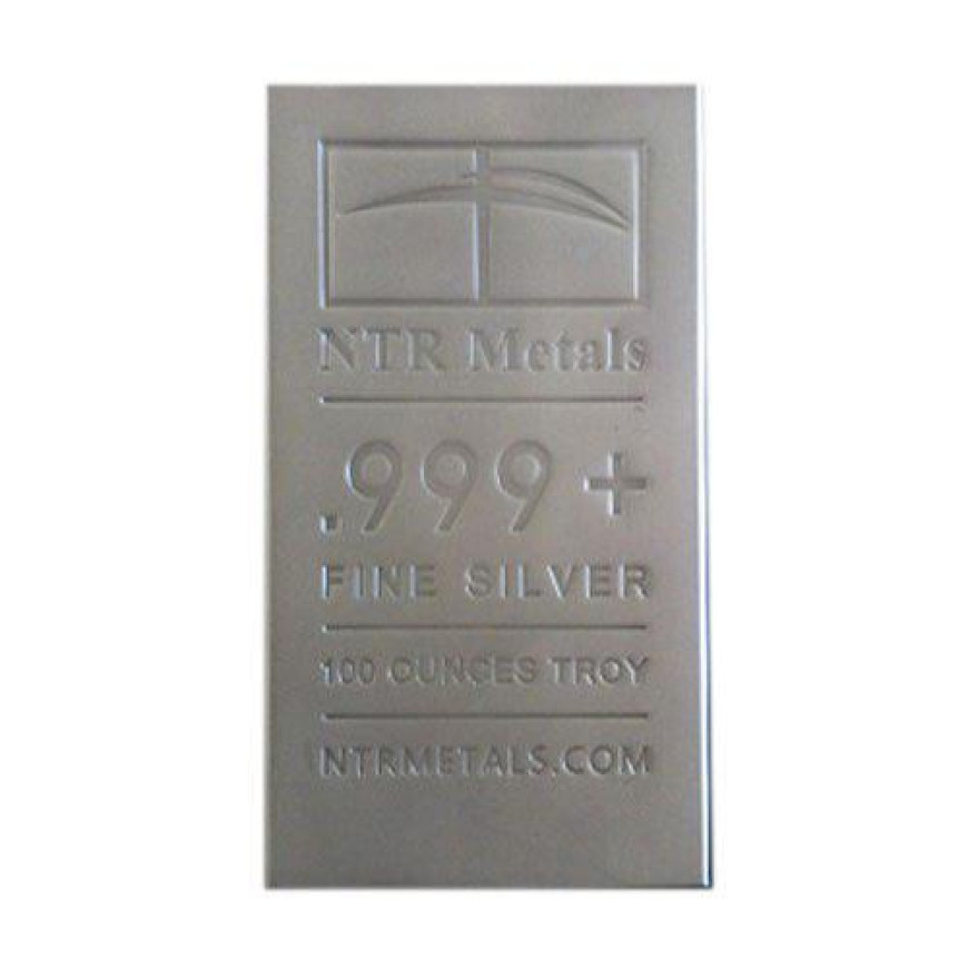 NTR METALS | 100OZ SILVER 999.0