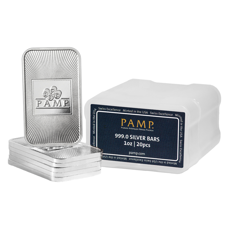 PAMP USA | MINTED BAR | 1OZ SILVER 999.0