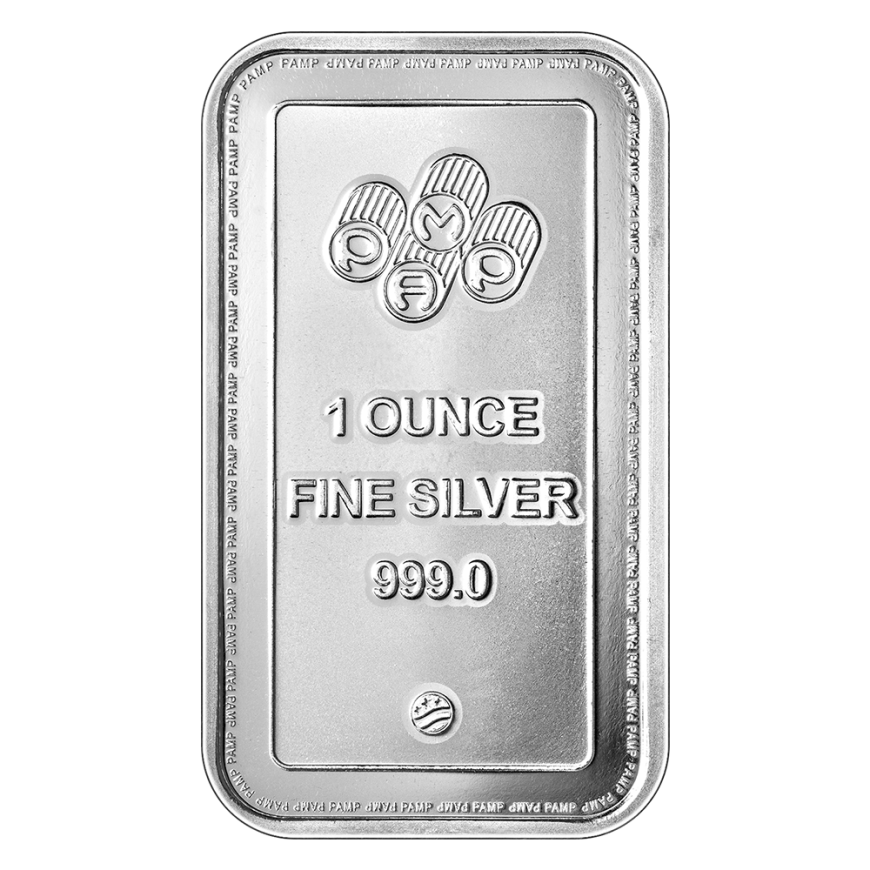 PAMP USA | MINTED BAR | 1OZ SILVER 999.0