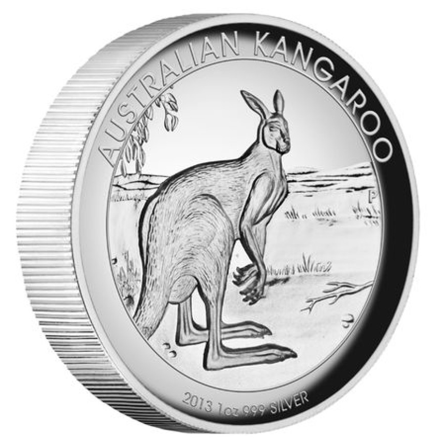 ROYAL AUSTRALIAN MINT | KANGAROO SERIES (2013) | PROOF COIN | 1OZ SILVER 999.0