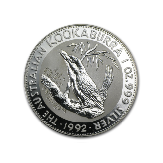 Perth mint | kookaburra (1992) | 1oz silver 999.0