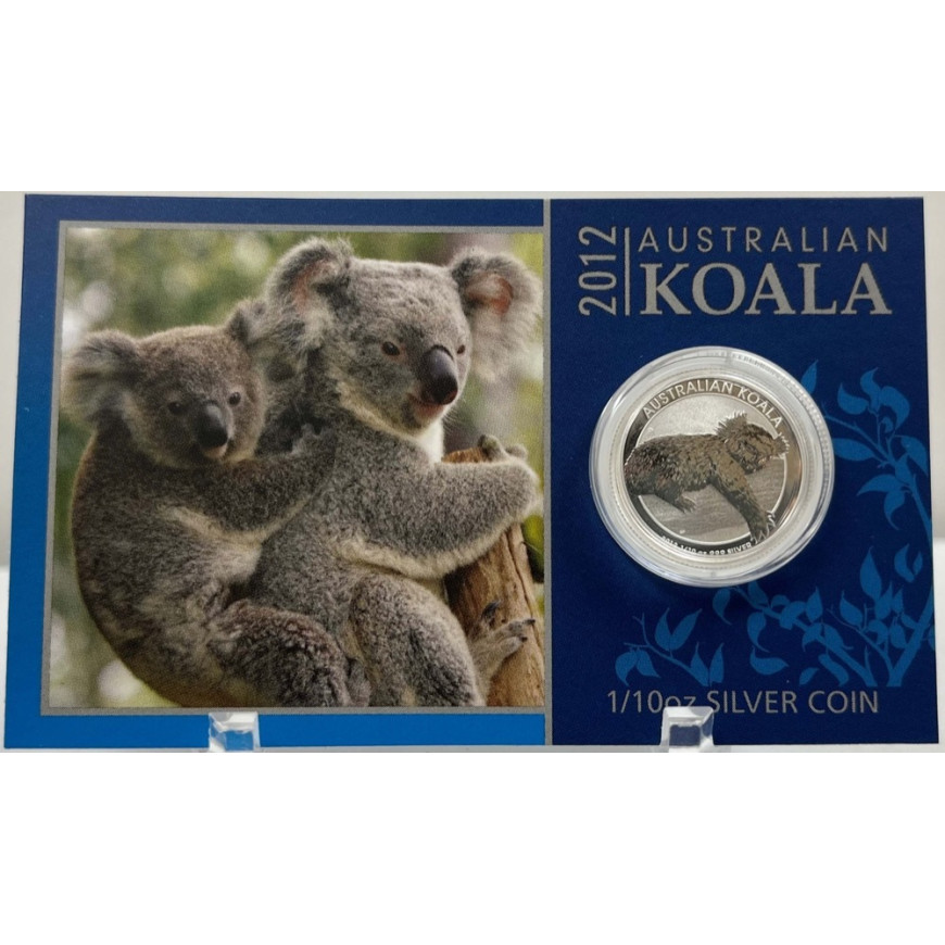 PERTH MINT I AUSTRALIAN KOALA (2012) I 1/10OZ SILVER 999.0