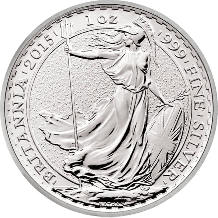 BRITISH ROYAL MINT | BRITANNIAS (2015) | 1OZ SILVER 999.0