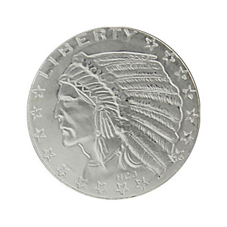 Incuse indian (copy) | 1oz silver 999.0