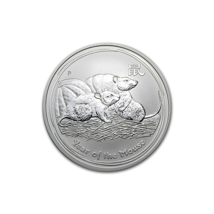 PERTH MINT | LUNAR MOUSE (2008) | 1OZ SILVER 999.0