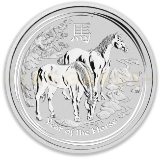 Perth mint | lunar horse (2014) | 1kg silver 999.9