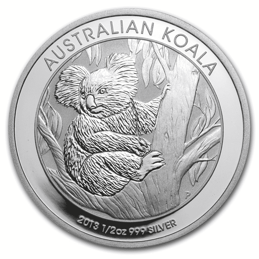 PERTH MINT | KOALA (2013) | 1/2OZ SILVER 999.0