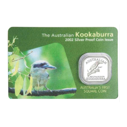 PERTH MINT | KOOKABURRA (2002) | SQUARE PROOF | 1/2OZ SILVER 999.0