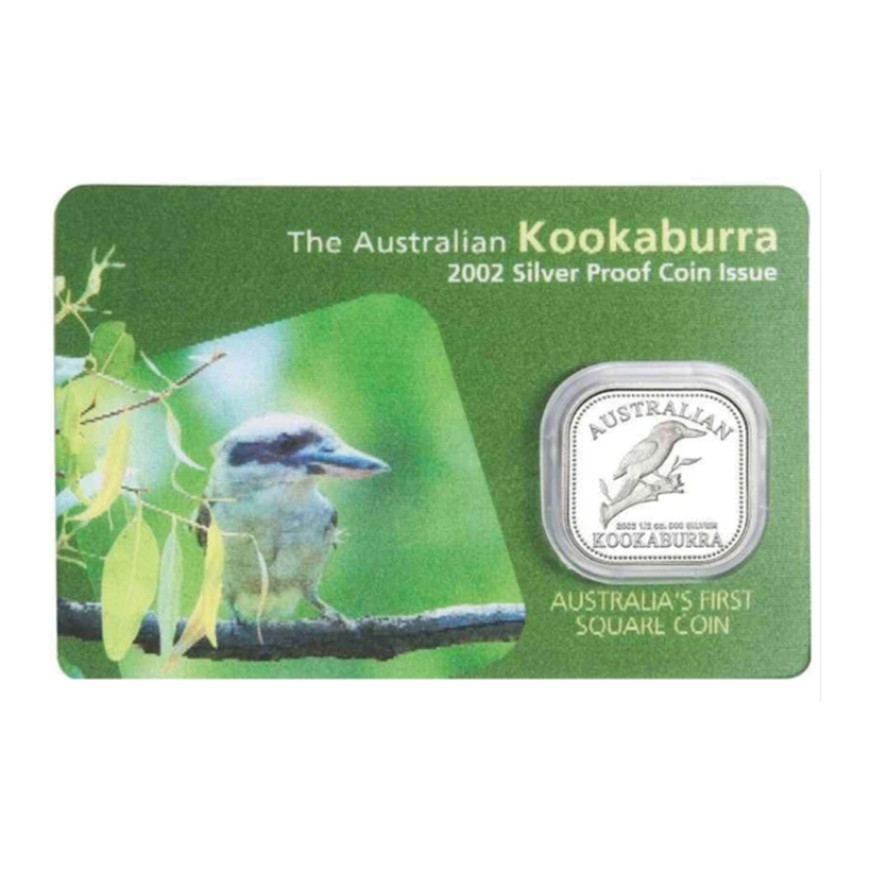 PERTH MINT | KOOKABURRA (2002) | SQUARE PROOF | 1/2OZ SILVER 999.0
