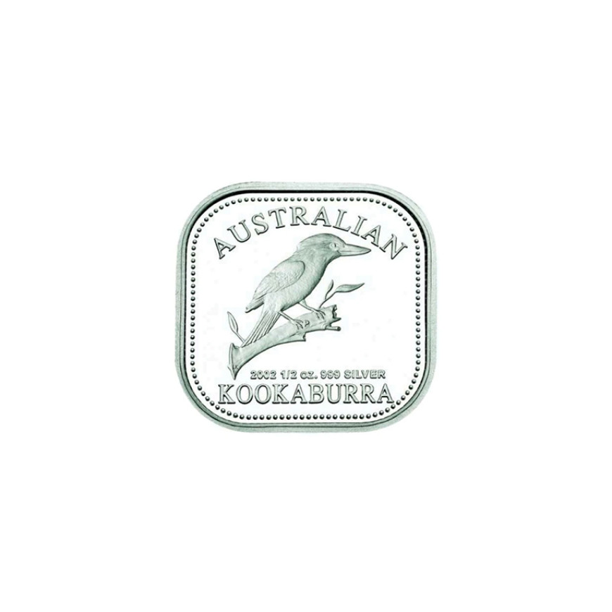 PERTH MINT | KOOKABURRA (2002) | SQUARE PROOF | 1/2OZ SILVER 999.0