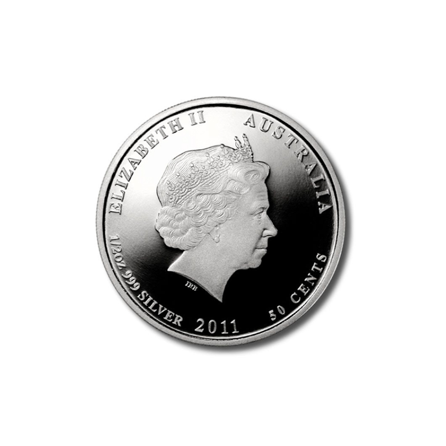 PERTH MINT | AUSTRALIAN SEA LIFE II | THE REEF-STARFISH (2011) | PROOF COIN 1/2OZ SILVER 999.0