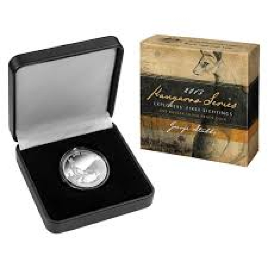 ROYAL AUSTRALIAN MINT | KANGAROO SERIES (2013) | PROOF COIN | 1OZ SILVER 999.0