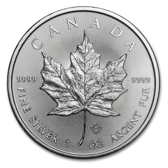 Royal canadian mint | maple leaf bu (2015) | 1oz silver 999.9