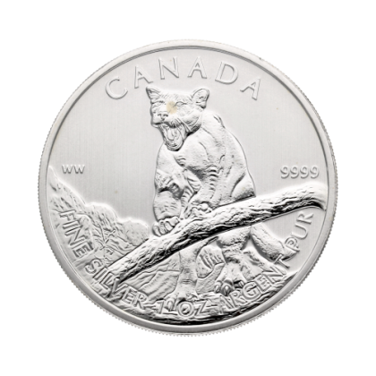ROYAL CANADIAN MINT | COUGAR (2012) | 1OZ SILVER 999.9