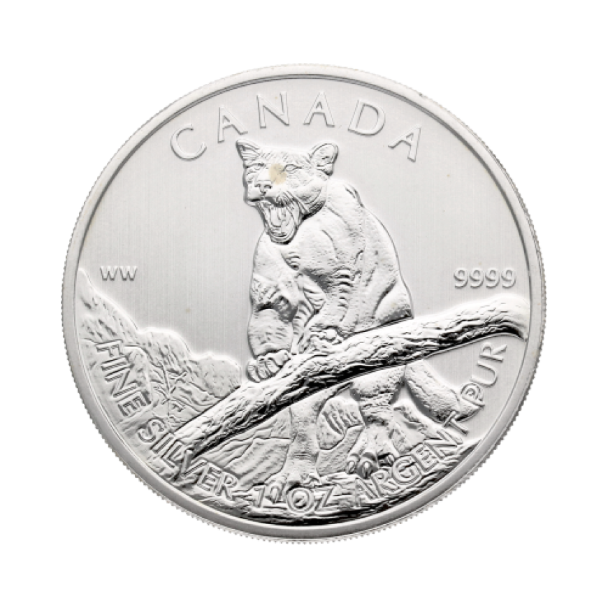 ROYAL CANADIAN MINT | COUGAR (2012) | 1OZ SILVER 999.9