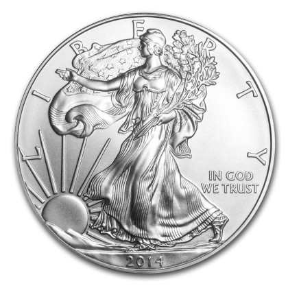 US MINT | AMERICAN EAGLE (2014) | 1OZ SILVER 999.0