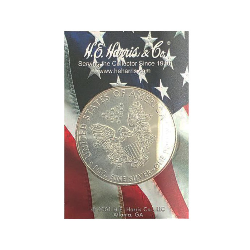 US MINT | AMERICAN EAGLE (2018) | HE HARRIS HOLDER | 1OZ SILVER 999.0