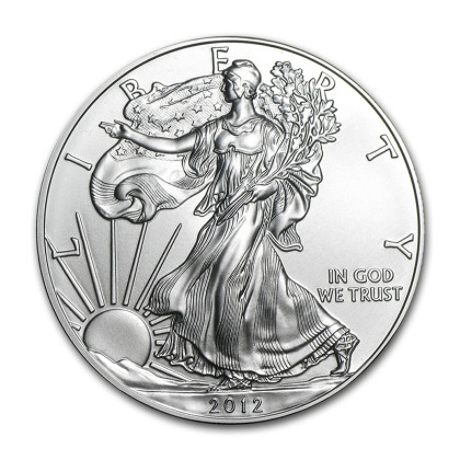 US MINT | AMERICAN EAGLE (2012) | 1OZ SILVER 999.0