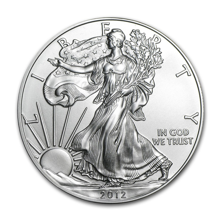 US MINT | AMERICAN EAGLE (2012) | 1OZ SILVER 999.0