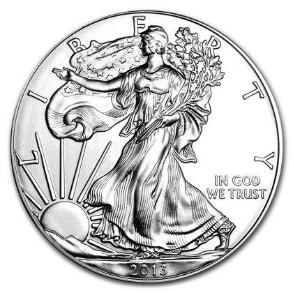 US MINT | AMERICAN EAGLE (2013) | 1OZ SILVER 999.0