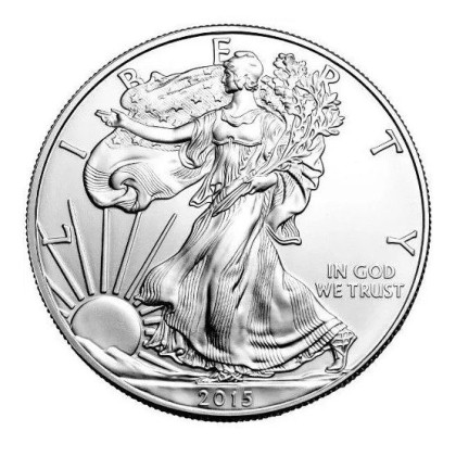 US MINT | AMERICAN EAGLE (2015) | 1OZ SILVER 999.0