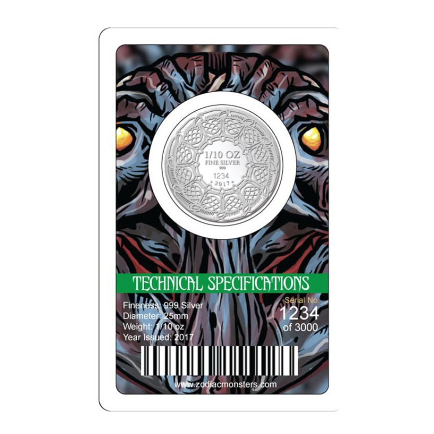 ZODIAC MONSTER SERIES: GEMINI | 1/10OZ SILVER 999.0