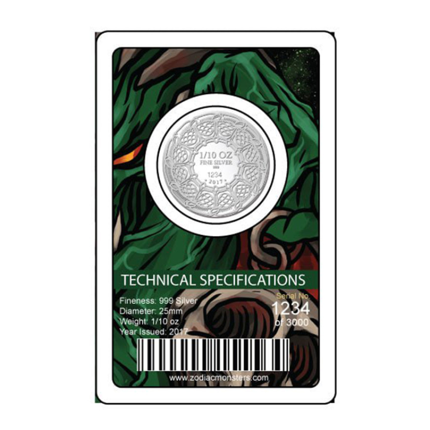 ZODIAC MONSTER SERIES: LIBRA | 1/10OZ SILVER 999.0
