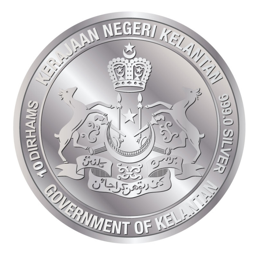10 DIRHAM | KELANTAN GOLD TRADE | SILVER 999.0