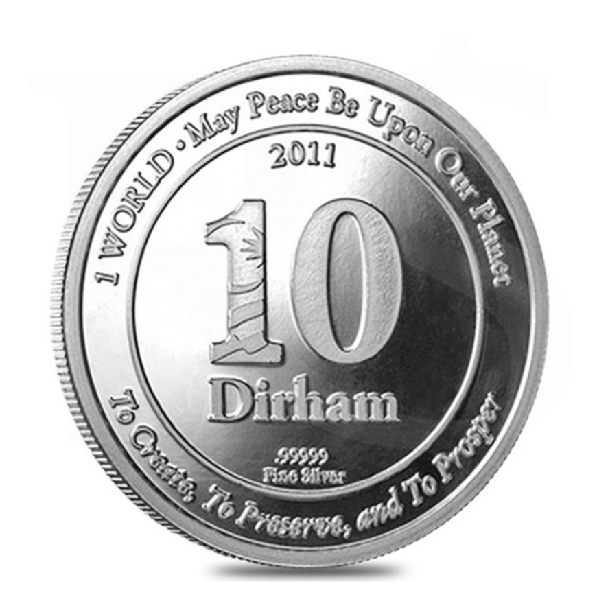 10 DIRHAM | ONE WORLD (2011) | SILVER 999.0