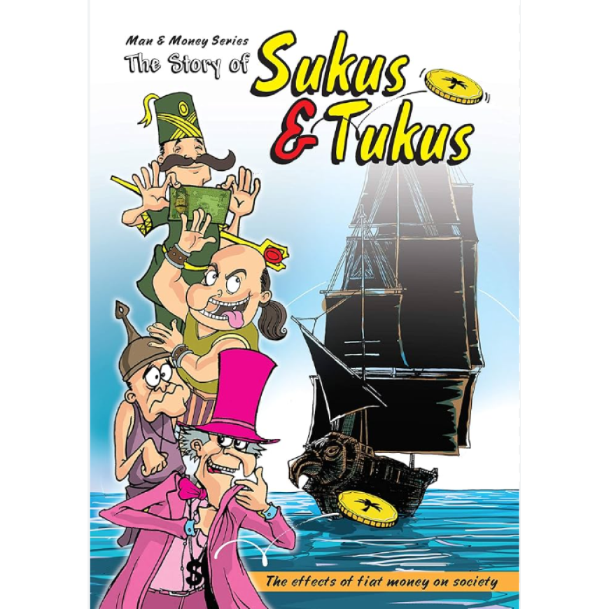 SUKUS AND TUKUS BOOK WITH 1 DIRHAM SILVER