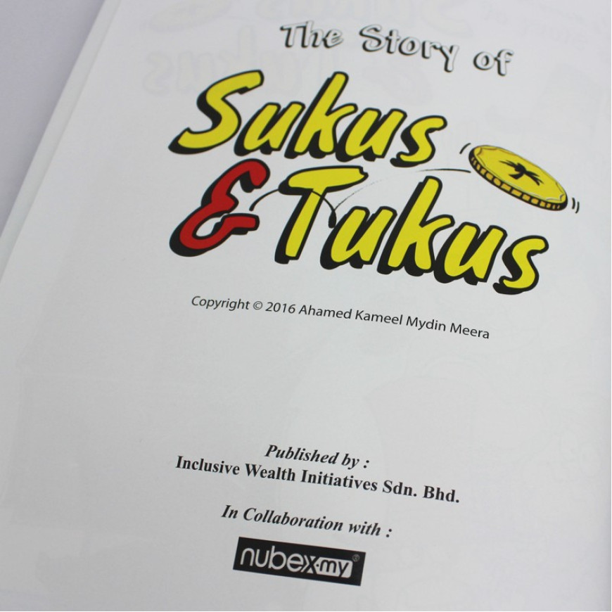 SUKUS AND TUKUS BOOK WITH 1 DIRHAM SILVER